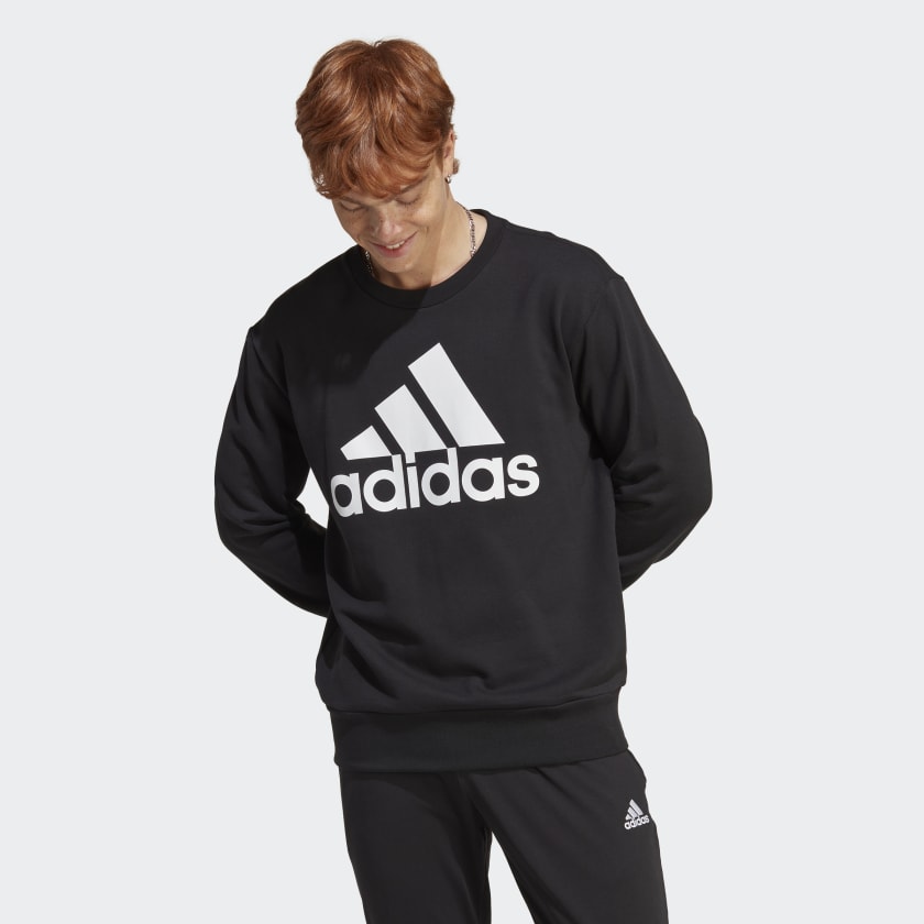 Gray adidas clearance crew neck